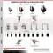 Service Caster 3.5 Inch 316SS Soft Rubber Swivel Bolt Hole Caster with Total Lock Brake SCC SCC-SS316BHTTL20S3514-SRS - alternate 4